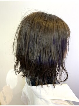 シーン 池袋(scene.) scene.【シーン】【池袋 西口徒歩3分】美髪 ネイビーカラー