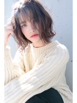 カシータヘアリゾート 熱田千年店(Casita Hair Resort) 【CHR】クセ毛風ルーズカールボブ