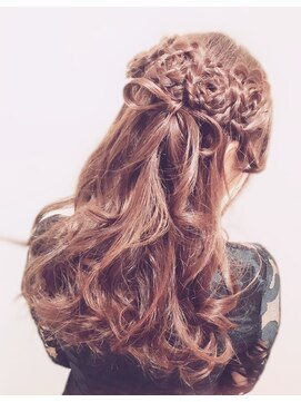 ブルーフェアリー(Blue Fairy) 【BLUEFAIRY】お呼ばれセット★フルールヘアアレンジ