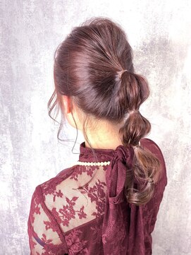 ジーナ 新宿(Zina) 【Zina　新宿】イメチェン毛先パーマ耳かけ×フォギーベージュ