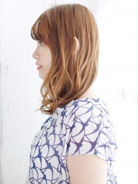 ヘアメイク ナル(hair make nalu) セミウエットのゆるふわミックスカールスタイル