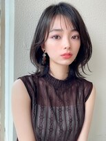 ラルユー 金山(LallYou)&nbsp;前髪/小顔/くびれミディ/ラベンダーカラー/イヤリングカラー