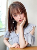 髪質改善/ショコラベージュ/ベビーバング/韓国風カール/ボブルフ