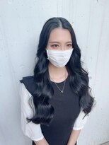 エヴリンアンドペイジ(Evelyn&paige)&nbsp;韓国風暗髪ブルーブラック〈神戸元町・三ノ宮〉