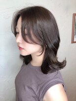 ミレバイジェニー (mirae by geny)&nbsp;エギョモリアレンジが可愛い後れ毛カットS グレーベージュ