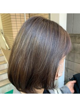 アッシュ 吉祥寺店(Ash) 脱白髪染めファイバープレックスハイライト+イルミナカラー