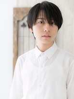 グルーミングサロン バーバー キャッスル 北浦和西口(Grooming salon Barber Castle)&nbsp;長めバングがネイビーアッシュ★ビジカジショートK