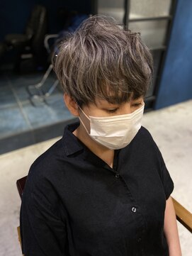 リュクスボーテ(LUXEBEAUTE') 無造作ハンサムショート/モノトーンハイライト