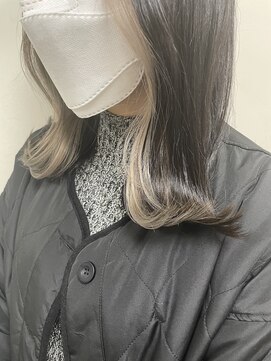 シェノン サントル(CHAINON CENTRE) マッシュショート/黒髪スタイル/アッシュカラー/グレーベージュ