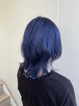 ガリカ シーム(Gallica/SEAM) 【桑原雪音】韓国風透明感ネイビーブルー/寒色系カラー<原宿>