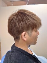 ヘアーカットデザインサロン スマッシュ 田町店(Hair cut design salon Smash)&nbsp;小顔補正立体カット シナモンベージュカラー ツーブロ フェード