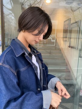 ラヴィズム 松崎店(LUVISM) ショートカット丸みショート耳掛けひし形小顔 10代20代30代