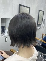 フロープ(frope)&nbsp;frope切りっぱなしボブ×ブルーブラック@島尻