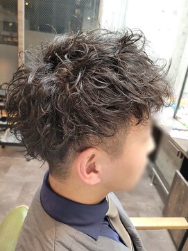 メンズ レオ 南森町店(men's LEO) くせ毛風ゆるスパイラルパーマ