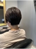 襟足ギリギリショートヘア