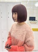 【girland】ピンクレッド 韓国風/レイヤーカット