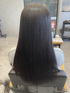 アチーブリス(achieve Liss) 縮毛矯正/ツヤ髪×黒髪ロングヘア