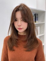 シティーバイローウェ 表参道(City/louwe)&nbsp;大人レイヤースタイル/韓国風レイヤーカット/ナチュラルブラウン