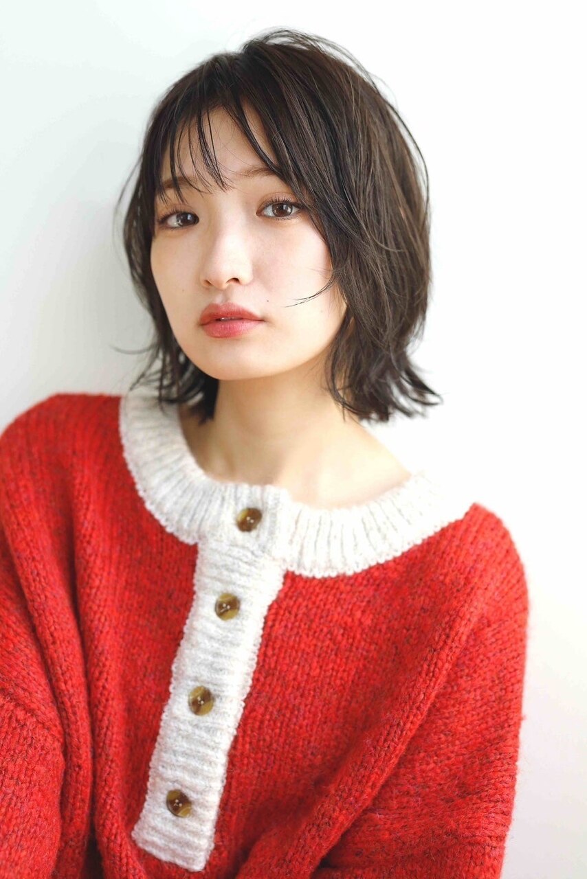 【人気No.2】カット+オーガニックカラー+オージュアスぺTR　\10980【北千住】