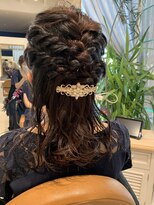 ルクール ヘアー プレジー(Le Coeur HAIR Plaisir)&nbsp;ルーズハーフアップ