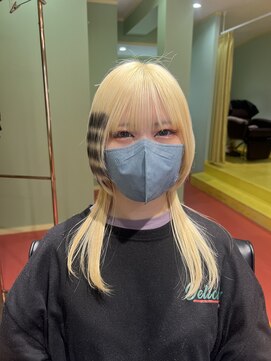 エマ(emma) 【デザイン】抜きっぱなしブロンドとデザイン