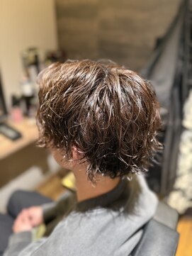 エクファフォーメン(EX-FA FOR MEN) スペインカール/スパイキーショート/ブルーブラック/瀬田