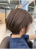 ナチュラルショートボブ