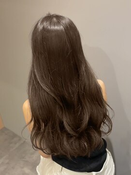 イオエ 西梅田(ioe) ブリーチなしカラー/髪質改善/ミルクティーベージュ/小顔へア