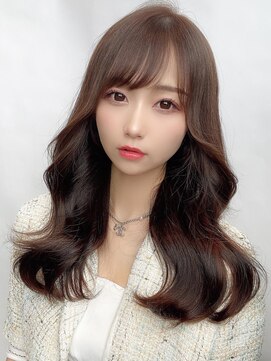 ラルユー 金山(LallYou) 30代小顔に見えるくびれヘアレイヤー × オリーブグレージュ