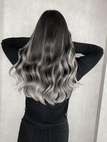 エル オオサカ 心斎橋店(L. OSAKA) シルバーグラデーション_ボブウルフココアベージュ_Y54