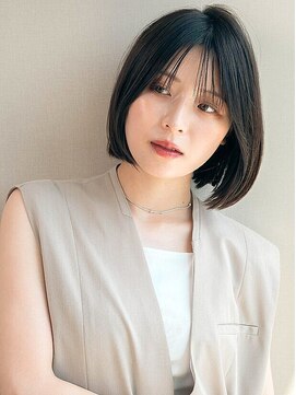 スリーランド(THREELAND) <124>切りっぱなしボブ／髪質改善・ブリーチ・白髪染めも人気◎