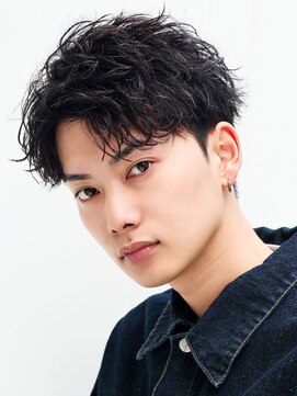 オーシャントーキョー 原宿(OCEAN TOKYO) アップバングメンズツイストスパイラルパーマツーブロック