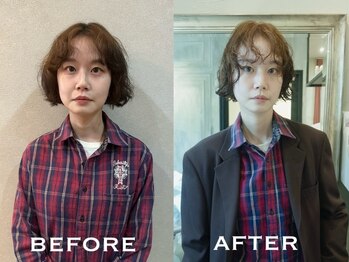 カシカ(casica)の写真/【大須】豊富な種類のパーマからあなたにぴったりのスタイルをご提案◎ふんわり垢ぬけた印象に♪