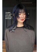 コルバース(COL BIRTH)&nbsp;ブルージュ/ブルーブラック/ウルフカット/ハッシュカット