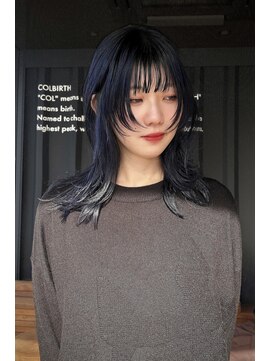 コルバース(COL BIRTH) ブルージュ/ブルーブラック/ウルフカット/ハッシュカット