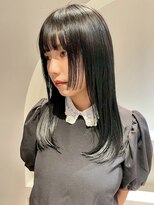 ロマリア(Lomalia)&nbsp;黒髪ロング[表参道/原宿/ダブルカラー/ケアブリーチ/縮毛矯正]