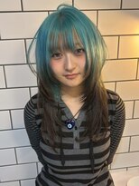 ベレーザ 渋谷(BELEZA)&nbsp;17668バタフライレイヤーエンドカラー韓国巻きミックスカラー