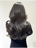 グレージュカラー/髪質改善/美髪/暗髪/レイヤーカット[恵比寿駅]