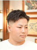 爽やかメンズショートメンズツーブロックアップバング