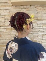 アロマ ヘアー ルーム 新宿店(AROMA hair room)&nbsp;卒業式/入学式/和装/着付け/ヘアセット/花冠/ツインお団子/20代