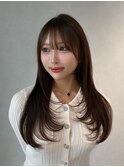 ワンカールで可愛いレイヤーカット×小顔顔周りカット