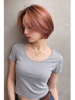 アリュールヘアー ルーチェ(ALLURE hair luce)&nbsp;【ALLURE】大人ボブ＿ハイトーンカラー＿レイヤーボブS