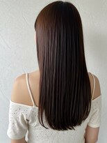 ガーディナ(Gardina)&nbsp;髪質改善ストレート 艶髪 ブラウンベージュ ロングストレート