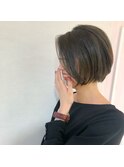 【津賀雅也】大人可愛いカジュアルショートで大人美人　丸顔♪
