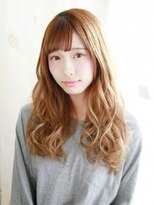 ヘアメイク ナル(hair make nalu) ハイトーンベージュのゆるふわ
