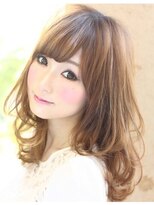 ビューイースト 亀戸 錦糸町(VIEW EAST)&nbsp;女性らしい曲線のルーズパーマヘアスタイル