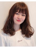 ザブックハンドサロン(The book hand salon)&nbsp;ラベンダーブラウン×セミディ