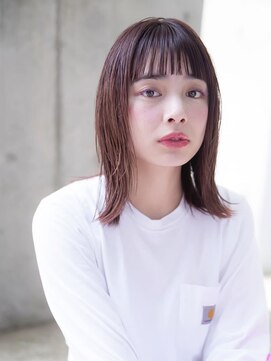 シエナ 渋谷(Siena) siena パッツンバング×ナチュラル外ハネ 渋谷