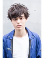 オースティン 錦糸町(AUSTIN) ツイストパーマ七三オールバックマッシュウルフスリークショート