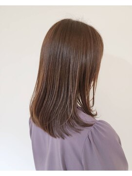 アンドビー(&b.) 軽やかなセミディスタイル【大垣/大垣駅/カラー/髪質改善】
